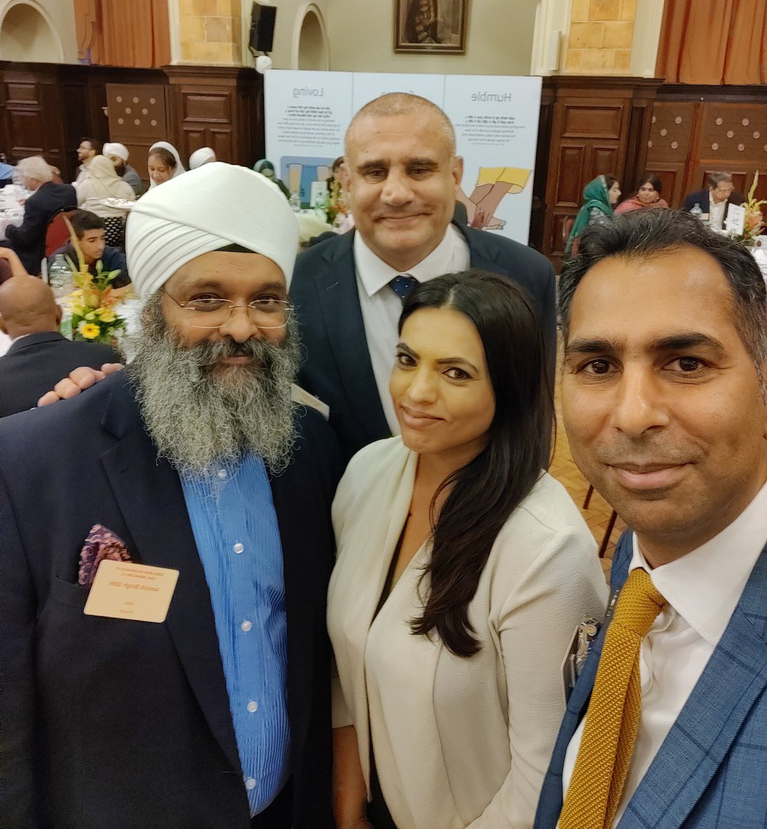 anitachumber's tweet photo. The civic ceremony celebrating birth anniversary of #GuruNanak550 @unibirmingham was incredible and inspiring with speakers from all over talking about #humanity #forgiveness #collaboration  #Life #Legacy #GuruNanakDevJi 

 @NishkamCentre @GNGSmethwick @TheAsianToday https://t.co/Mesmu6RNRZ