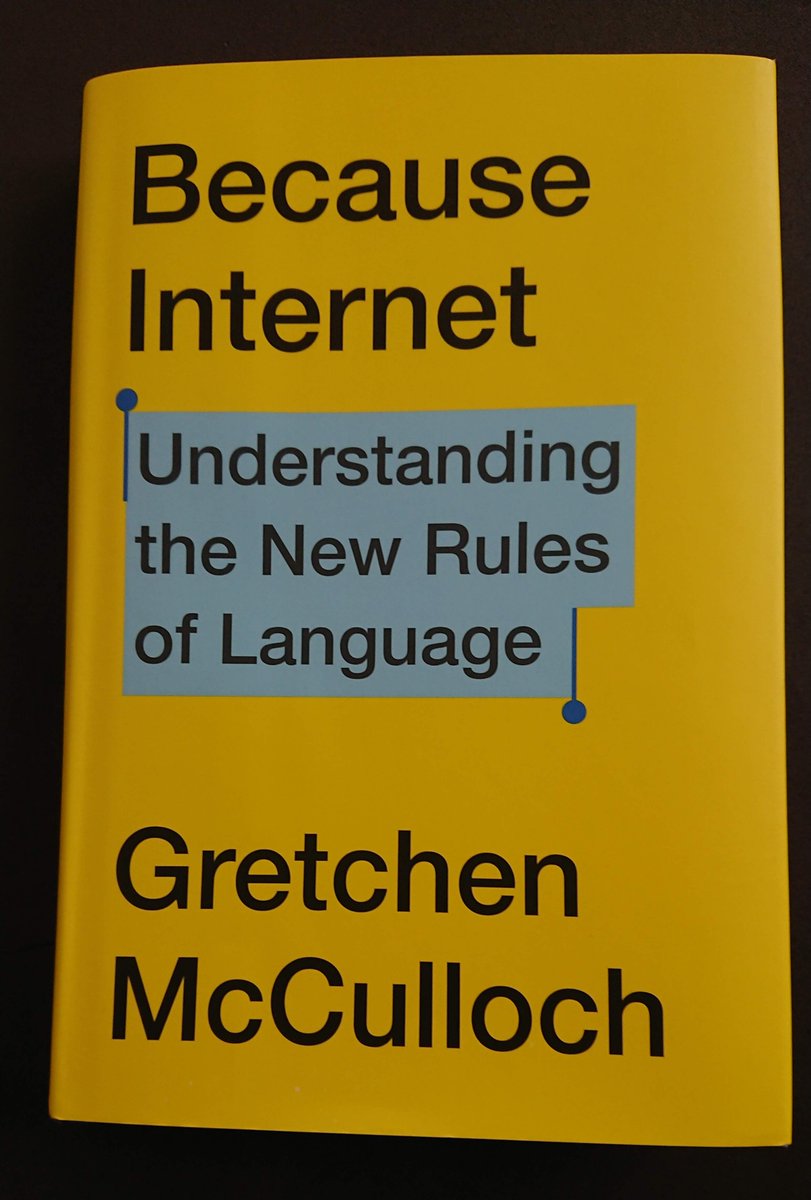 lisaeckstein's tweet image. On whether or not we&apos;re laughing on the internet, 2019 vs 1996. First, #BecauseInternetBook by @GretchenAMcC: