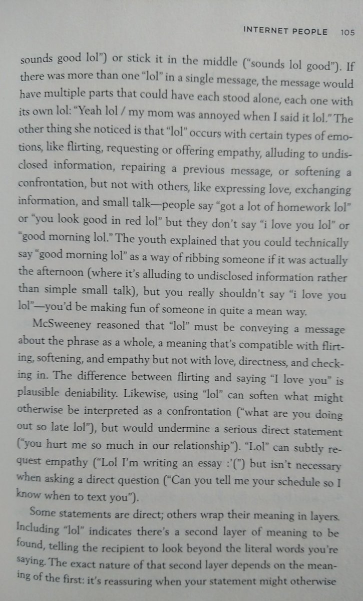 lisaeckstein's tweet image. On whether or not we&apos;re laughing on the internet, 2019 vs 1996. First, #BecauseInternetBook by @GretchenAMcC: