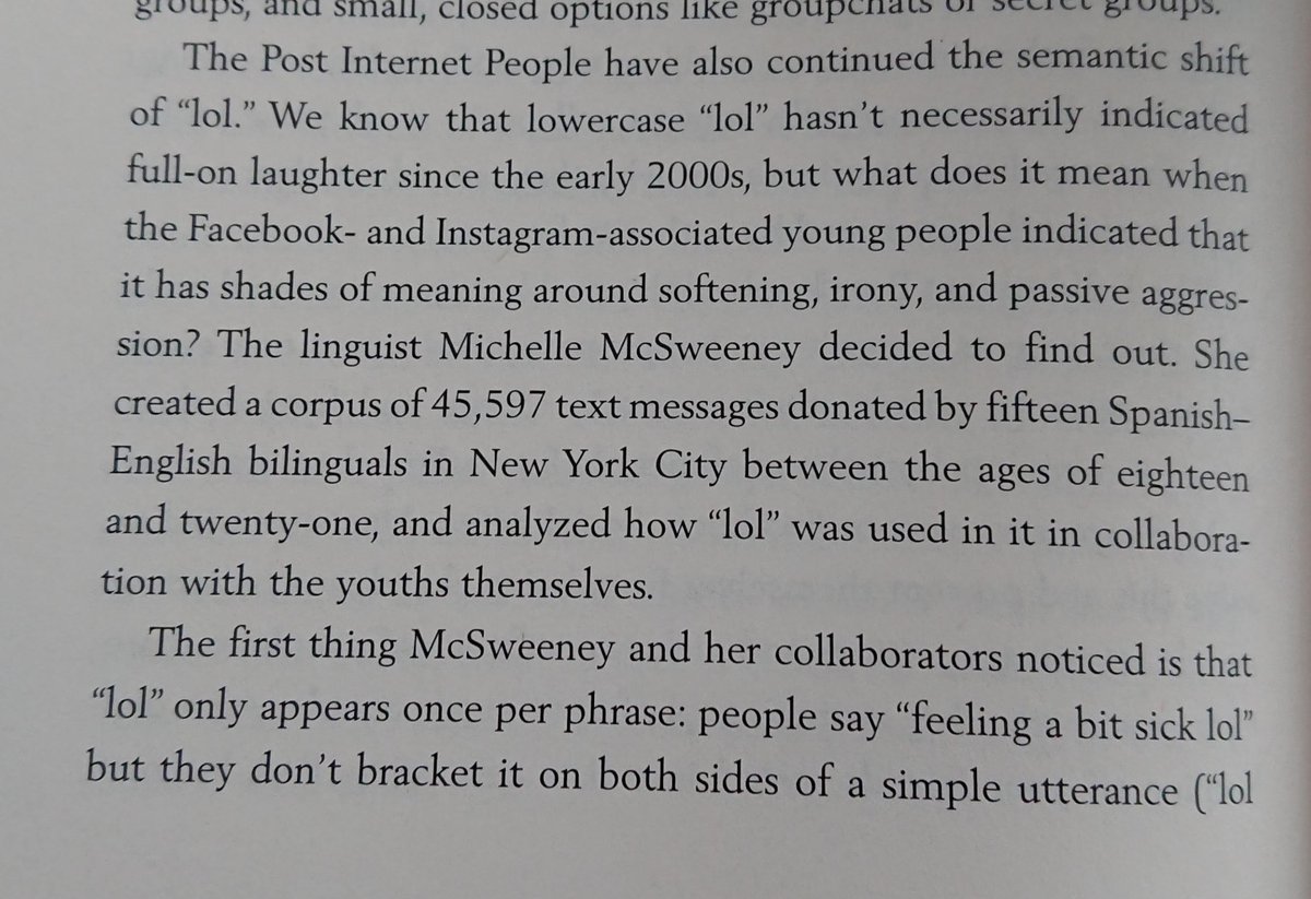 lisaeckstein's tweet image. On whether or not we&apos;re laughing on the internet, 2019 vs 1996. First, #BecauseInternetBook by @GretchenAMcC: