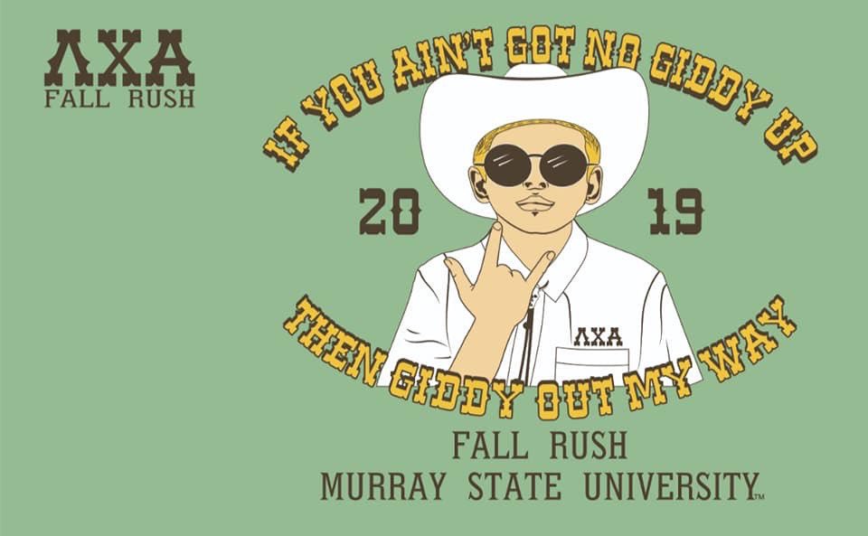 msuchops's tweet image. It’s that time of the year again! Retweet for a chance to win a FREE Fall Rush shirt! Shirts are $18 and you are able to go ahead and order via Venmo (@ msu-chops) remember to include your shirt size in order. Winner will be announced a week from today🤟🏻🤠 #YEEHAW