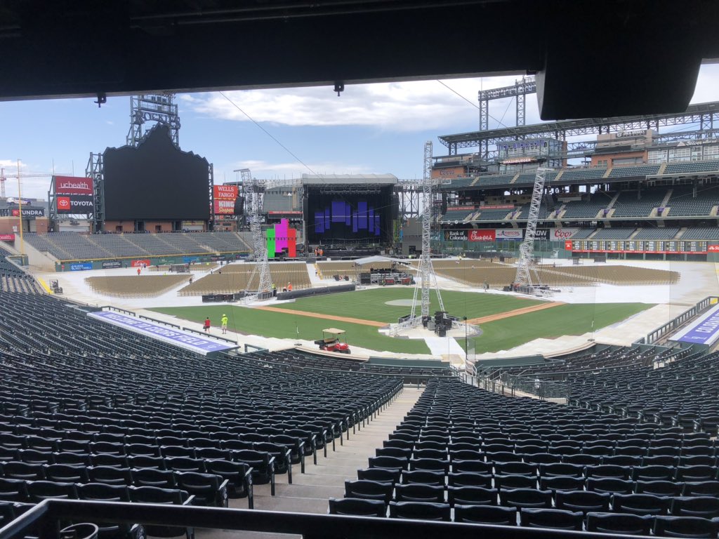 CREEDY95's tweet photo. Day 4... #fieldiscovered #2concerts #Baseball #coorsfield #rockies #denver #zacbrown #billyjoel #kentuckybluegrass #mlb https://t.co/eE5HMYuNRX