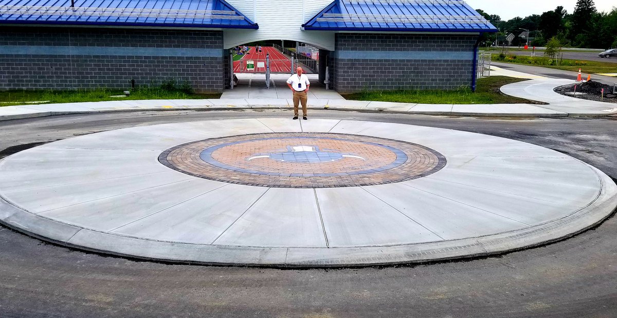 KathleenSkeals's tweet photo. Here's @Djosephcorr getting a little preview of our Bison roundabout. https://t.co/bQ1nhAqkNw