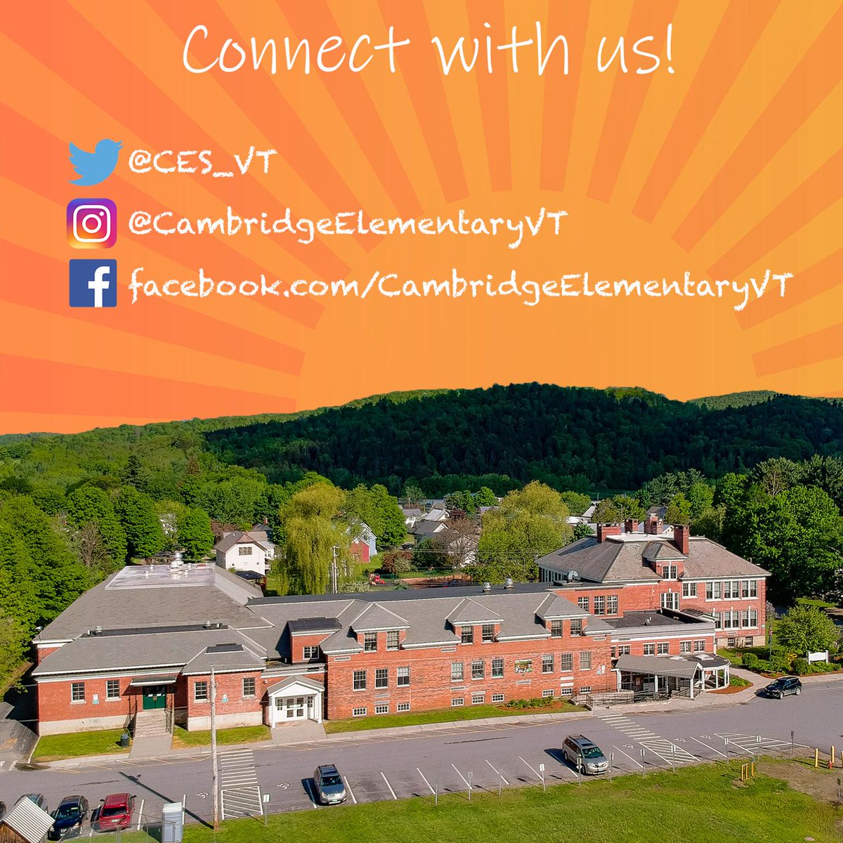 CES_VT's tweet photo. We're on social media! Stay tuned for updates and information from our school! #cesvt #vted https://t.co/wJL2XMP1K1