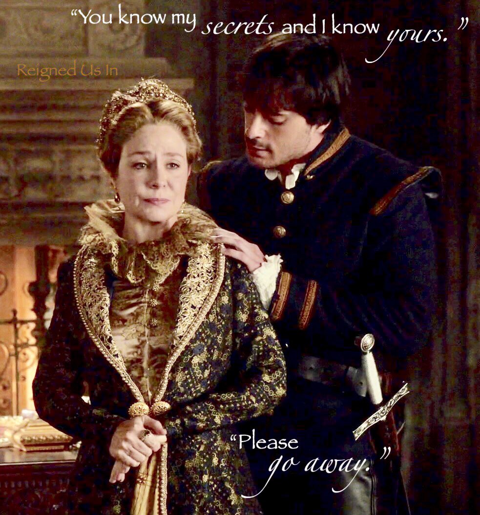 ReignedUsIn's tweet image. “Please go away.” 🙁 #keepingsecrets #gettingdesperate #catherinedemedici #Reign Rewatch 3x15