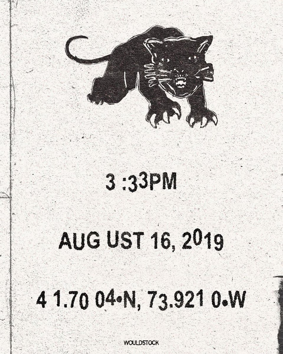 fever333brasil's tweet photo. SAVE THE DATE! ๐๐ป๐๐ฝ๐๐ฟ
#WOULDSTOCK #WOODSTOCK50 #THERESAFEVERCOMING https://t.co/FTNzDg0ydy
