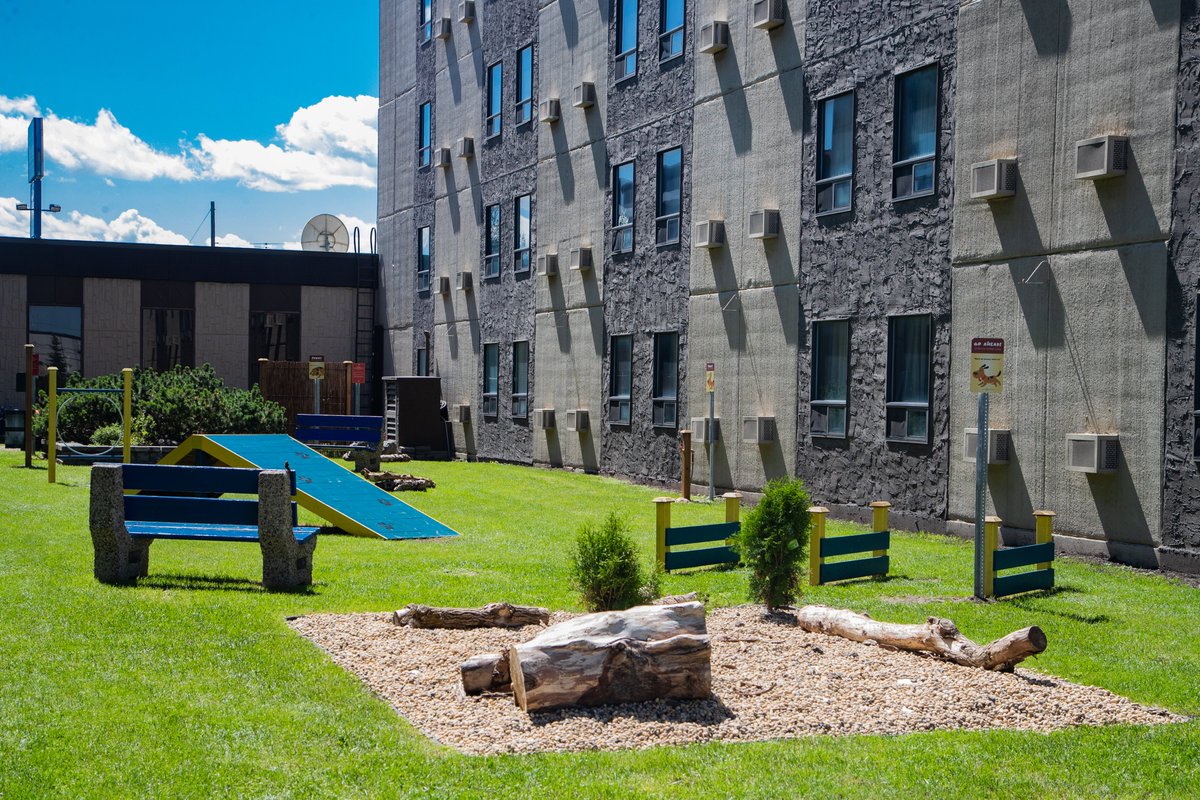 TLEdmontonWest's tweet photo. Introducing our new fire pit area and pet park! https://t.co/bpyoPNeKtT