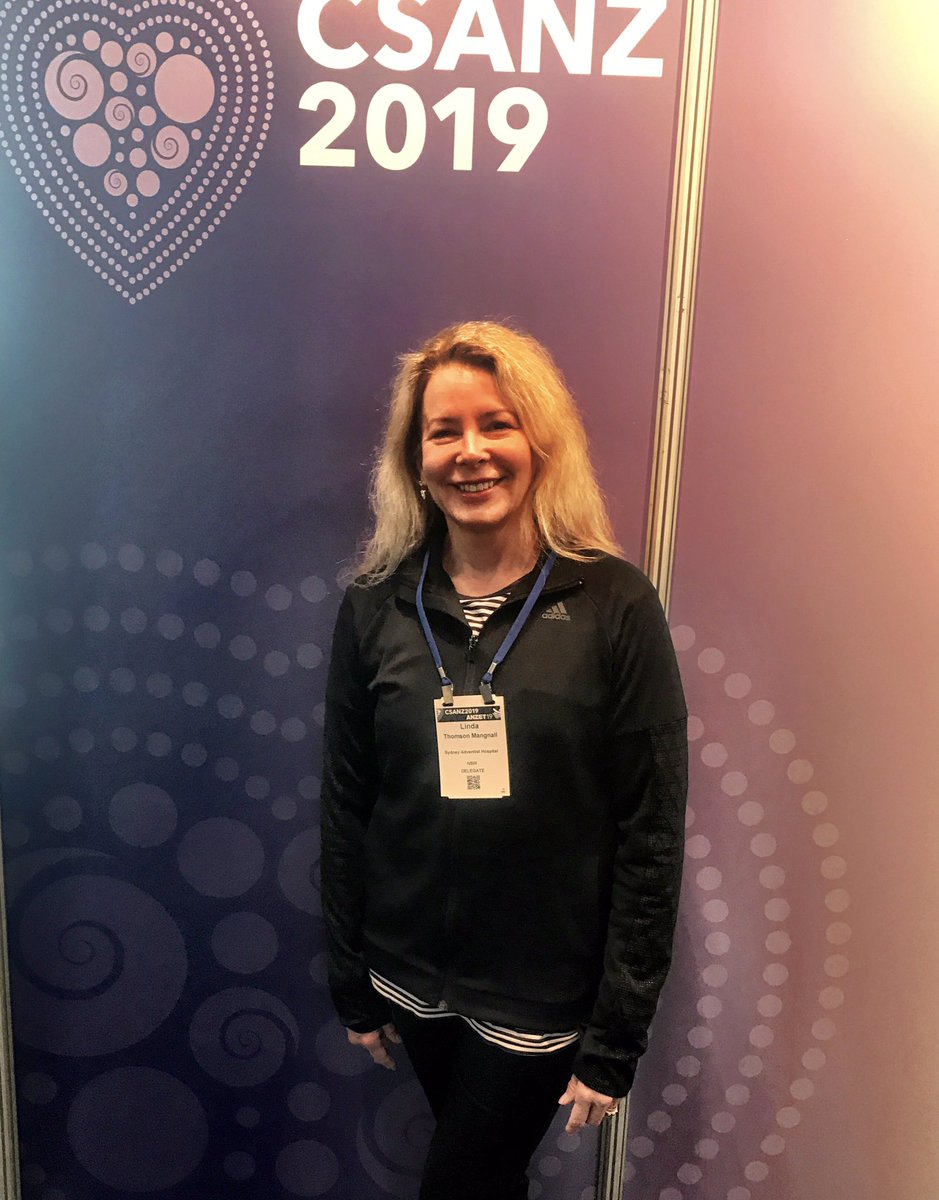 ThomsonMangnall's tweet photo. We’re here #adelaide ! It’s bitterly cold outside (hence the lack of business attire - comfort over dignity!) @thecsanz the program looks fabulous 😍#csanz2019 #csanz19  @christinerey https://t.co/pWyajULZPt