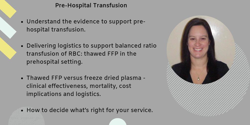 RCEM Events (@rcemevents) on Twitter photo Speaking at #RCEMasc on Pre-Hospital Transfusion is <a href="/DrRachelHawes/">Rachel Hawes</a>, Consultant in in Anaesthesia and PHEM at <a href="/NewcastleHosps/">Newcastle Hospitals</a> and <a href="/GNairambulance/">Great North Air Ambulance</a>.
Check the website for programme, including pre-conf workshops!
1 -3 October 2019 📆
Sage, Gateshead 📌
Bit.ly/RCEMASC19 👈 Speaking at #RCEMasc on Pre-Hospital Transfusion is <a href="/DrRachelHawes/">Rachel Hawes</a>, Consultant in in Anaesthesia and PHEM at <a href="/NewcastleHosps/">Newcastle Hospitals</a> and <a href="/GNairambulance/">Great North Air Ambulance</a>.
Check the website for programme, including pre-conf workshops!
1 -3 October 2019 📆
Sage, Gateshead 📌
Bit.ly/RCEMASC19 👈