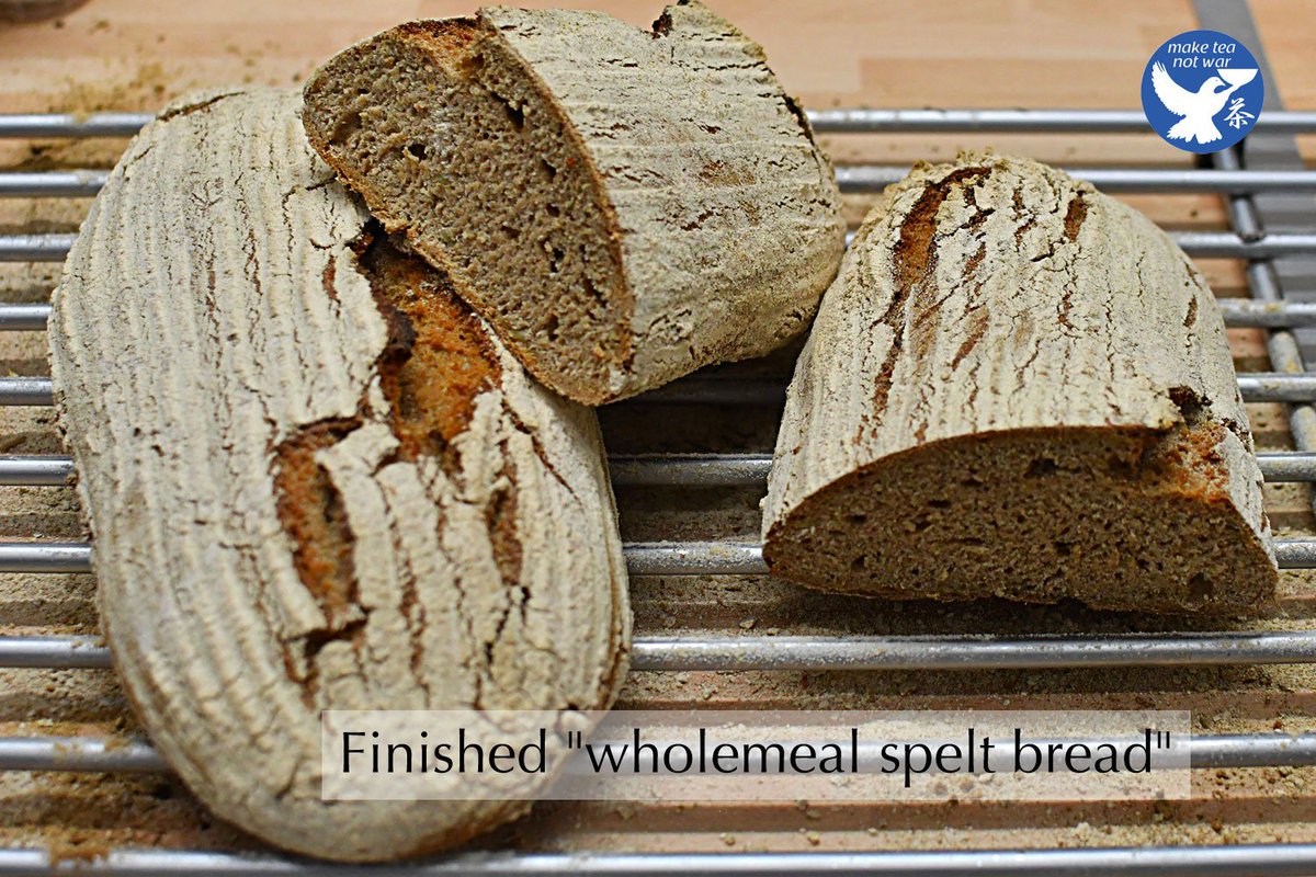 kosOolong's tweet photo. In the teahouse, not only tea is drunk. 
Today spelled wholemeal sourdough bread with sunflower seeds.

Im Teehaus wird nicht nur Tee getrunken. 
Heute Dinkelvollkornbrot mit Sonnenblumenkernen-Experiment.

#teahouse, #teehaus, #berlin, #kostea, #brot, #backen, #sauerteig, https://t.co/7J4m1JWydc