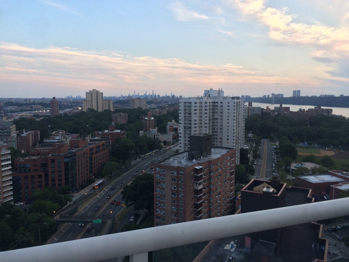 At the bottom #Manhattan from #VanCortlandtPark #NYC