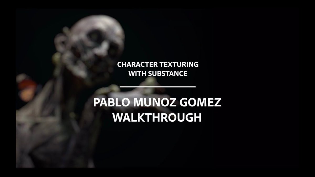 pablander's tweet image. My Zombie walkthrough is up in the @Substance3D youtube chanel. I go over the process of how I set up the layer stack and a few other techniques using some of the #substancesource parametric materials. buff.ly/2OKxchM
