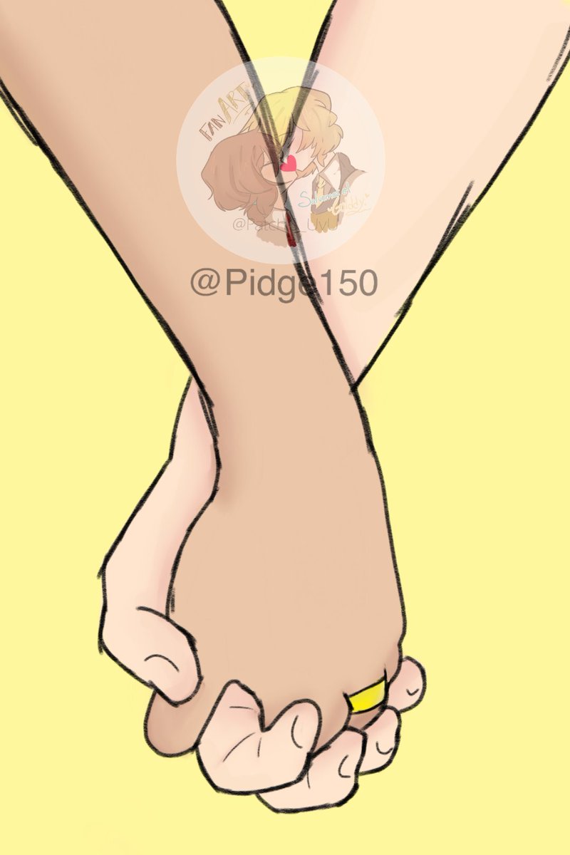 AlGolddy's tweet photo. Manitos, para ser sincera me base en una imágen porque me pareció lindo, hasta aquí mi reporte Joaquín 

-Abby 💙💛

#FHS #FHSZ3RO #Golddy #SaveGolddy #FNAFHS https://t.co/qXm4ybhhKK