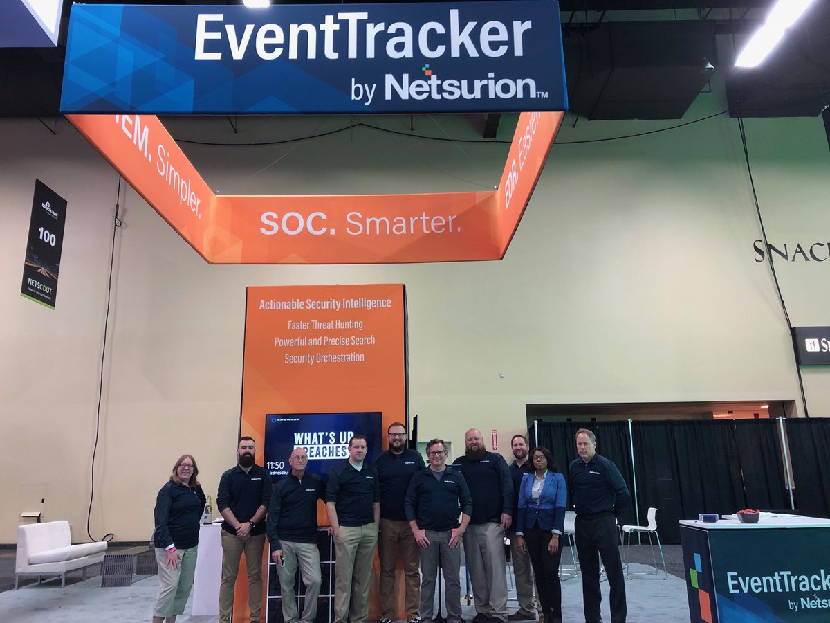 paularheaCISSP's tweet photo. Excited to talk today with current customers and future ones about their #cybersecurity needs at Booth 130 #BlackHatUSA #Netsurion https://t.co/x0YS1BFoTE