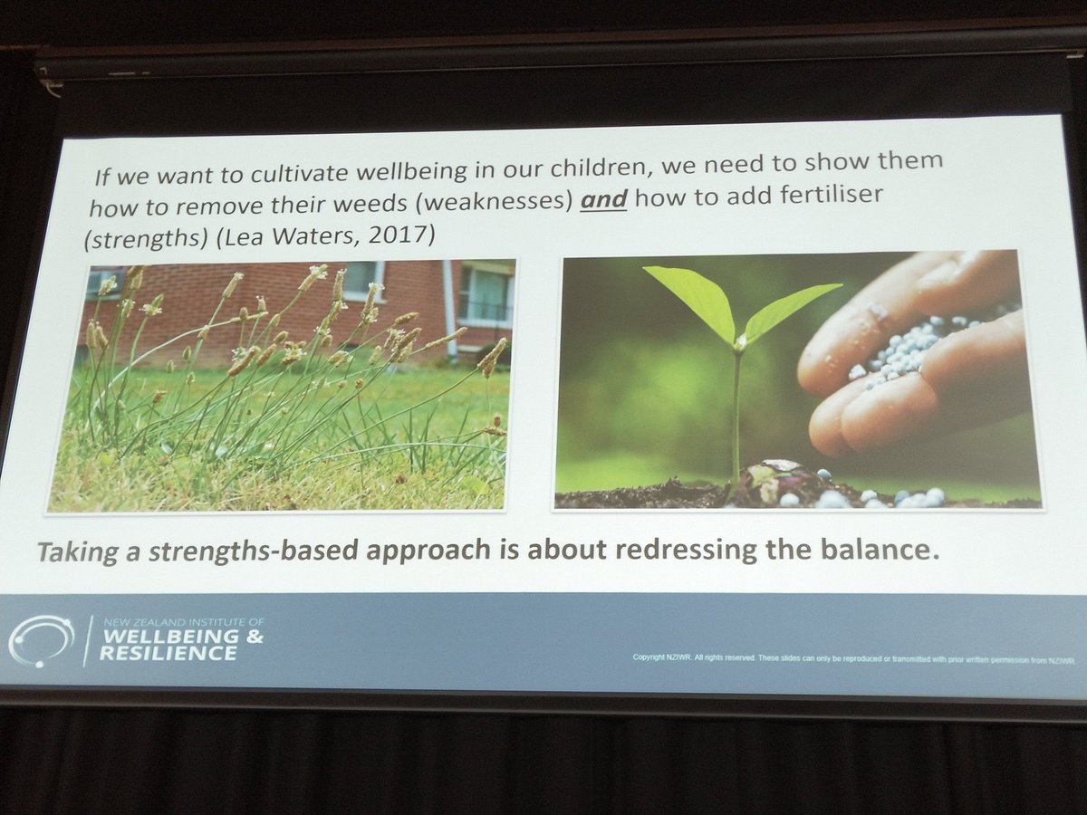 If u work on yr weaknesses u will b a bit less crap. Focus on strengths. Dr Lucy Hone #GoMad19