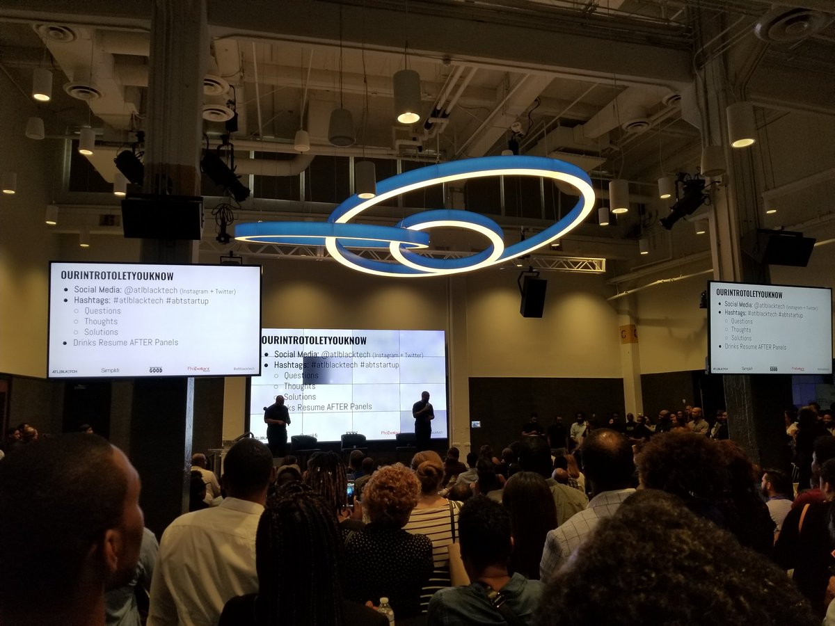 vinny2020's tweet image. @joeydigital about to light it up @atlblacktech #abtstartup