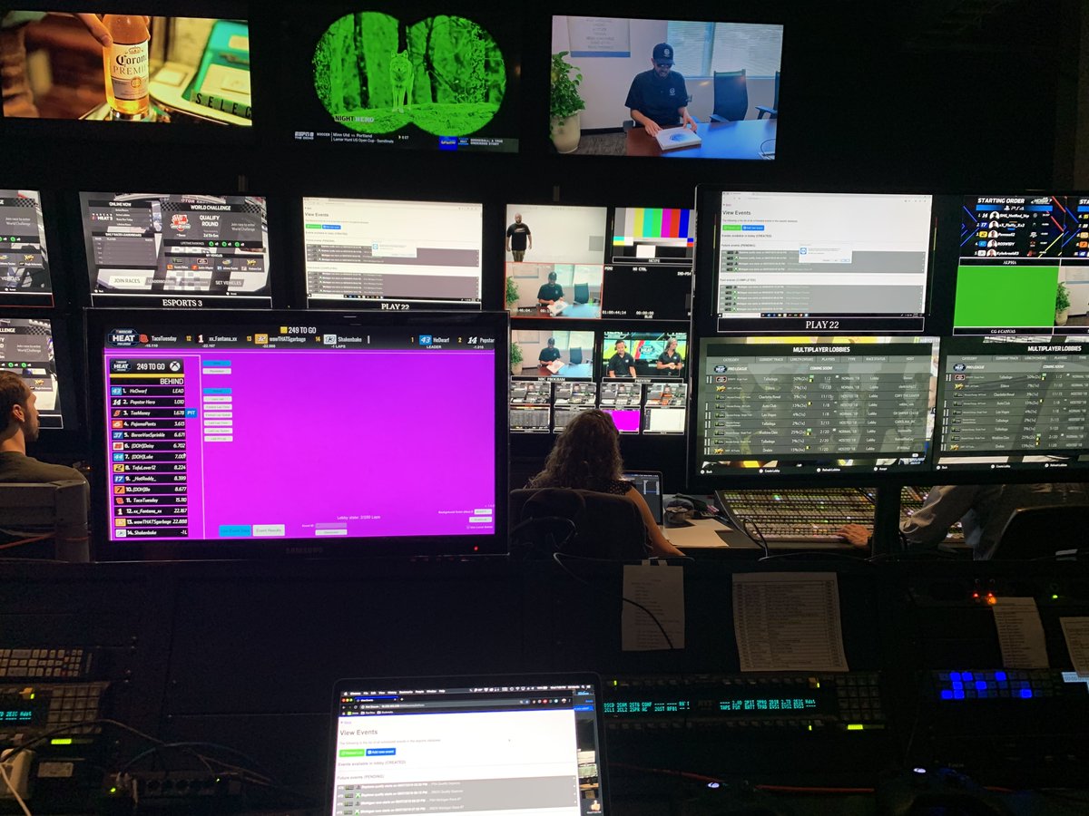 My view from Race Control for tonight’s #eNASCARHeat Pro League race.