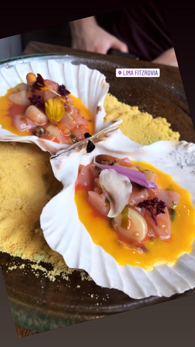 Thank you <a href="/Lima_London/">LIMA</a> for hosting the team for an amazing colourful dinner. Book through us and enjoy 20% off your food bill and a pisco sour on the house 💯👏🏼🍽 #ceviche