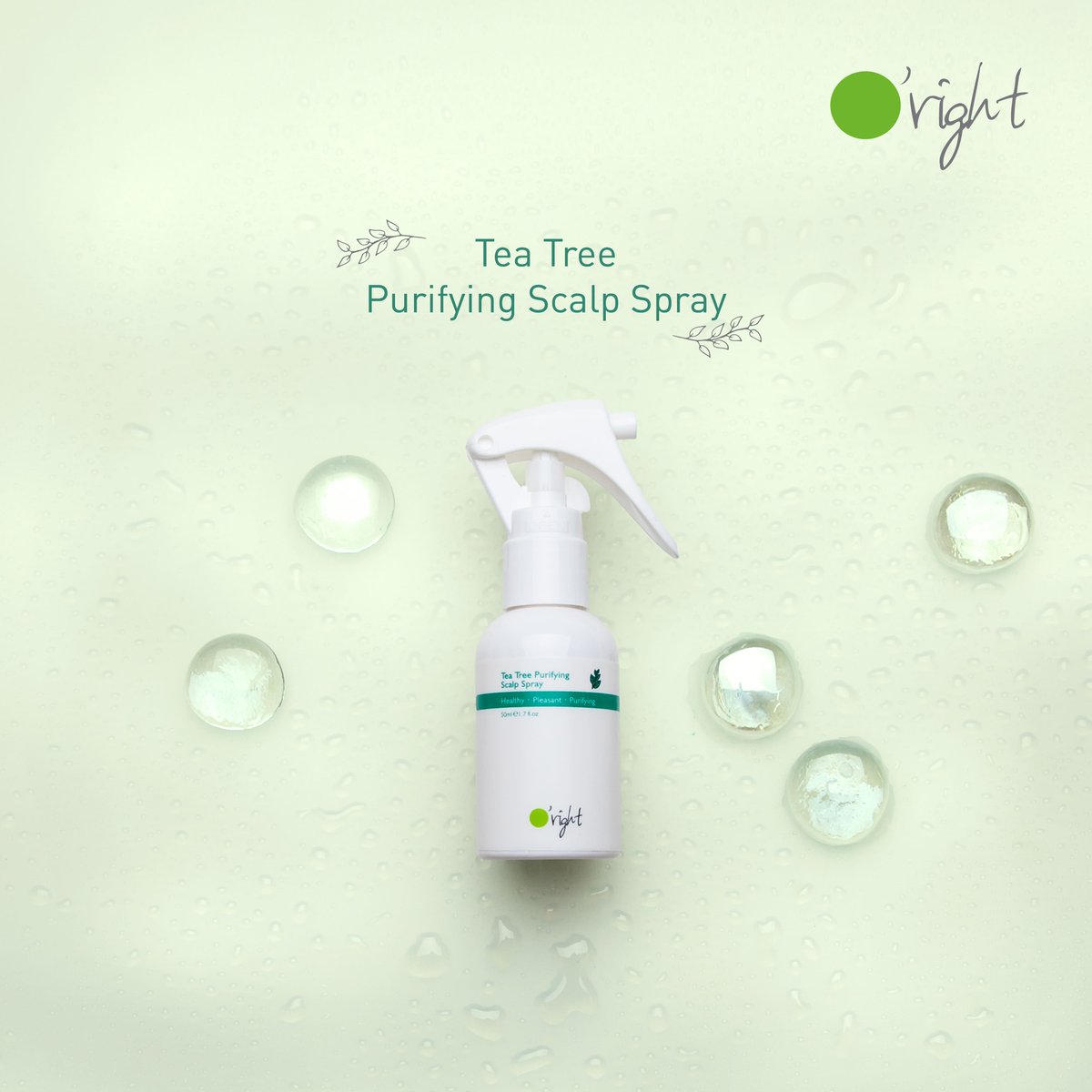 Oright_Swiss's tweet photo. Ein perfektes Gefühl für den Sommer. Tea Tree Purifying Scalp Spray sorgt für eine angenehme frische auf der Kopfhaut, lindert effektiv Juckreiz und bekämpft Schuppen.
.
.
#Teatree #orightswitzerland #friseur #organic #NonGMO #vegan #glutenfree #hair #haar #crueltyfree #sommer https://t.co/X0rJMVI0jc