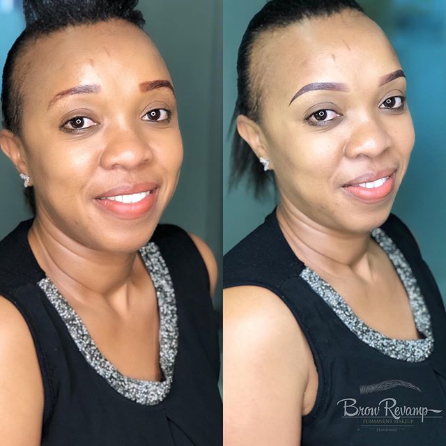 RevampBrow's tweet photo. Before vs immediately after Ombré brows🔥. 

#permanentmakeup Passaris Jay Z Raila Odinga Condolesces Miguna Brian Anne Waiguru #magicalkenya https://t.co/K2ZBOETscu
