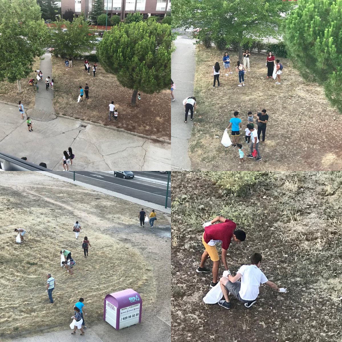 mrosabarrachina's tweet photo. Batida de limpieza por jovenes y familias en la zona de Arturo Eyries. Valores de ciudadania ⁦@acsociallaroca⁩ @C.c. La Roca Valladolid ⁦@creavilab⁩ #Valladolid ⁦@oscar_puente_⁩ https://t.co/GKuAusWj7Z