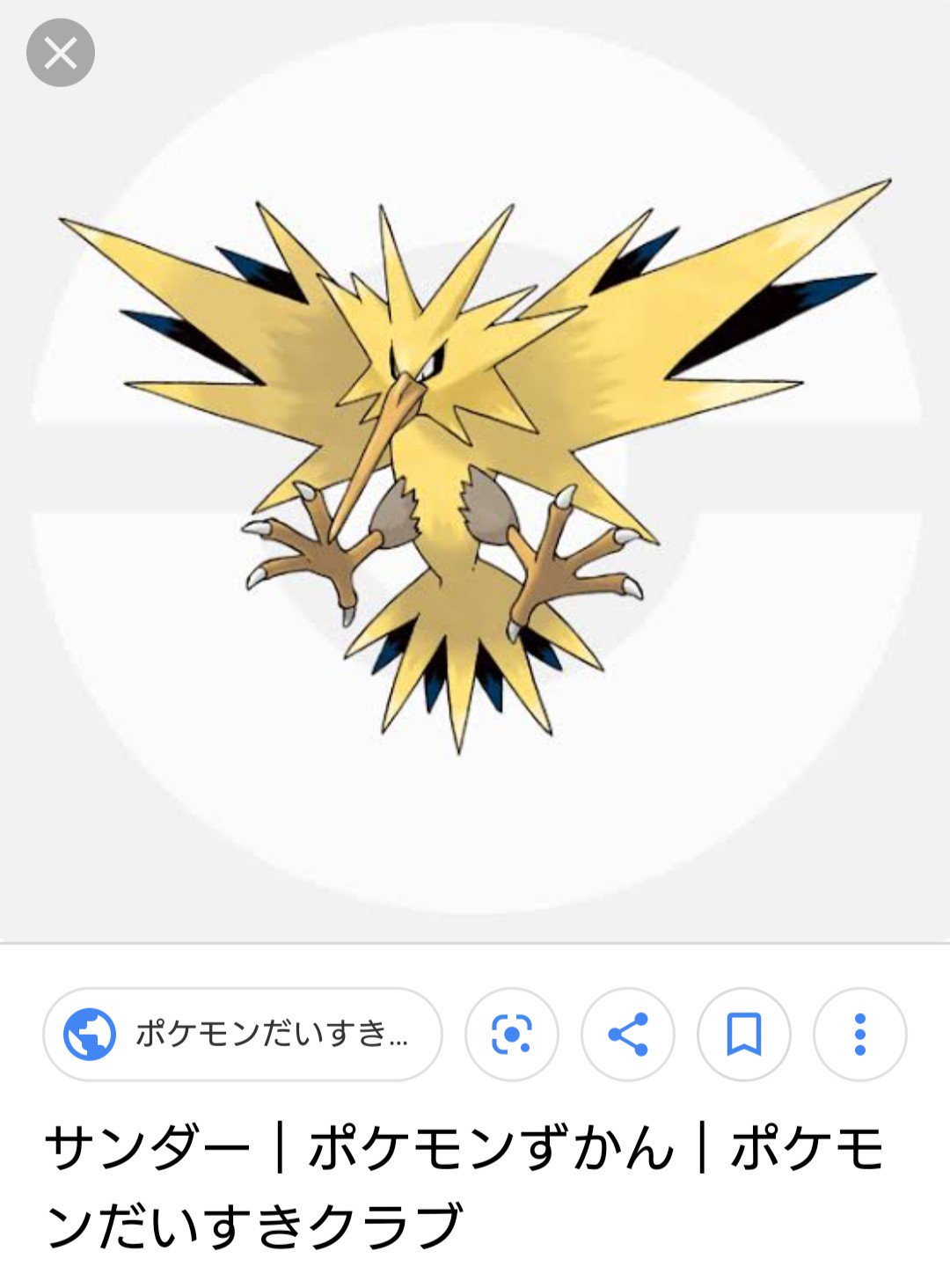 そうる Zinou 0527 いや 伝説縛りでも伝説の鳥ポケモン5種類くらいいるから よくわかったなぁと感心するw ちなみに サンダー 伝説の鳥 サンダース イーブイが進化したヤツ 名前までうろ覚えしてて好感しかないw T Co 8gxd2odt2s Twitter