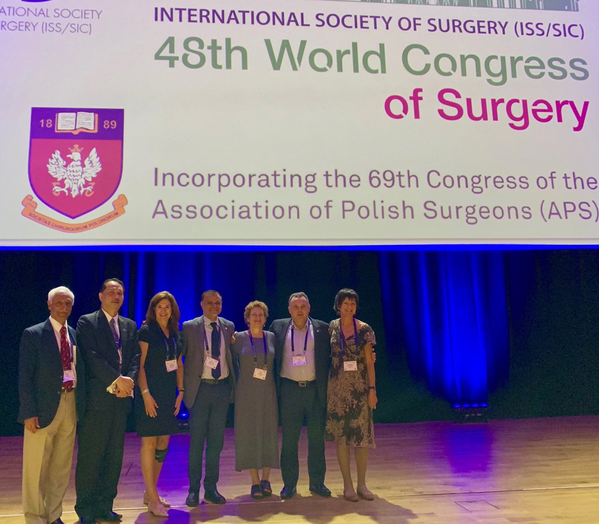 The ISS/SIC Presidential Session on Global Surgery.  Thanks to President (Immed Past) Andrew Hill for his commitment to #GlobalSurgery and #GlobalAnesthesia!  ⁦@jmellinolsen⁩ ⁦@sherrywren⁩ ⁦@DhHisham⁩ ⁦@FizanAbdullahMD⁩ ⁦@KMcQMD⁩ #WCS2019Krakow