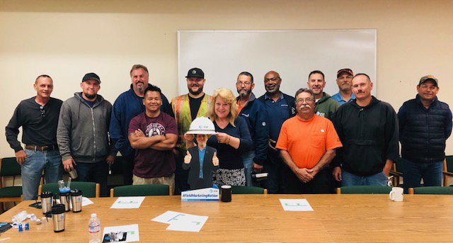 BFM_Westisbest's tweet photo. Early morning breakfast with our Fiber Installation technical team in Salinas, CA. What a fun way to start the day with our front line engineers.  Sharing feedback from the field and connecting them with their support resources. 
#fieldmarketingnation #TravelingAcuff #attemployee https://t.co/vpKcare9ZE