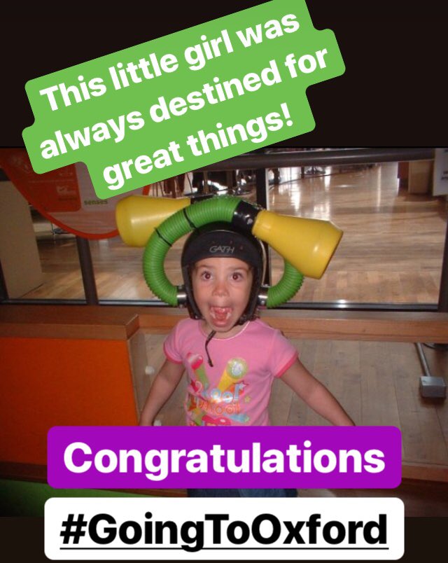 Our mad little scientist @__oliviabourne is going to <a href="/UniofOxford/">University of Oxford</a> #OswaldtwistleToOxford <a href="/BrasenoseNews/">Brasenose News</a> #HappiestCollege ... it is now!!