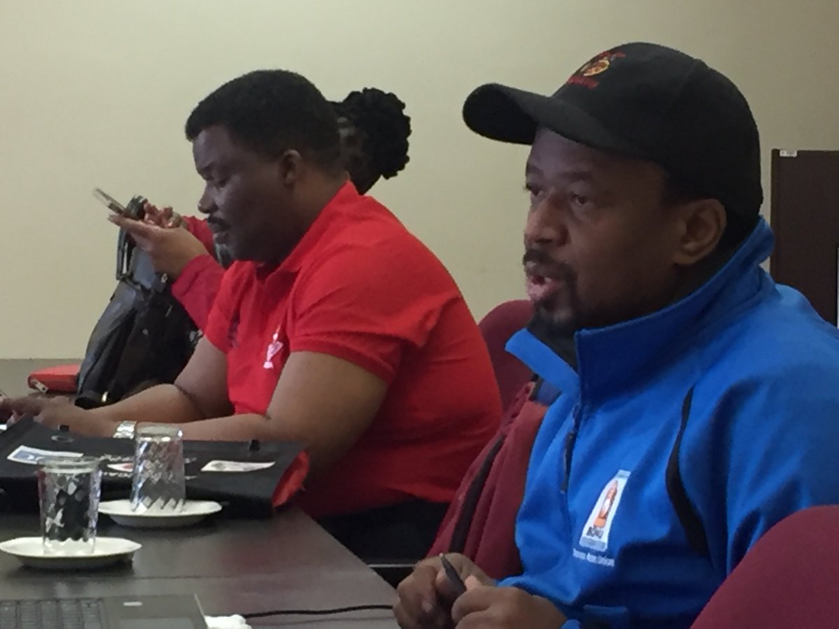 _cosatu's tweet photo. #COSATU affiliated trade unions in the public sector holds a Joint Mandating Committee session at COSATU House, to amongst others, tackle reduction in % of remuneration budget for payment of #performancebonuses for public servants #Back2Basics @pscbcnews https://t.co/d6TzUHKx5I