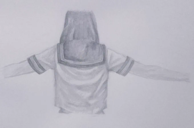 続き?

1.『形』が描けたら影をザックリ描く?

2.先に一番暗い部分を塗り潰す?

3.一番暗いを基準に服の影をつけていきます?

4.腕は意外と暗いです?

あと背景を描いたら完成?

ただ君に晴れ☀️

#ヨルシカ 