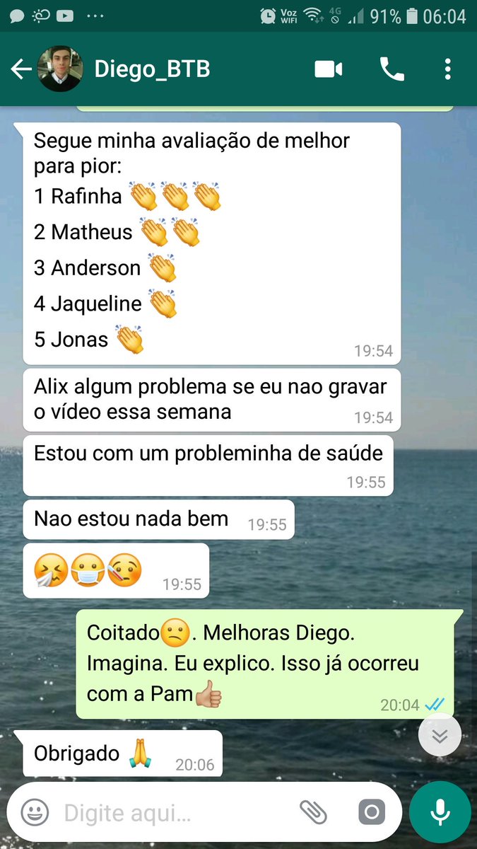 bigtwittbrasil's tweet photo. 🐒 #VIDEOMICO 🐒
🙎♂️JURADO: @ssouza_diego1
O jurado Diego não pode realizar i vídeo por problemas de saúde,mas deixou suas notas.
Confirmam elas e a justificativa https://t.co/WGr77CzHxA