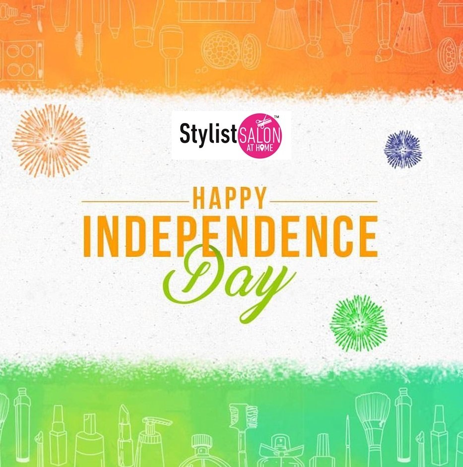 StylistsalonAt's tweet photo. Stylist Salon - At home wishes you a very Happy Independence Day.

#independenceday #stylistsalonathome #spa #pamper #homeservice #expertsalonservice https://t.co/ymcxr1bTLa