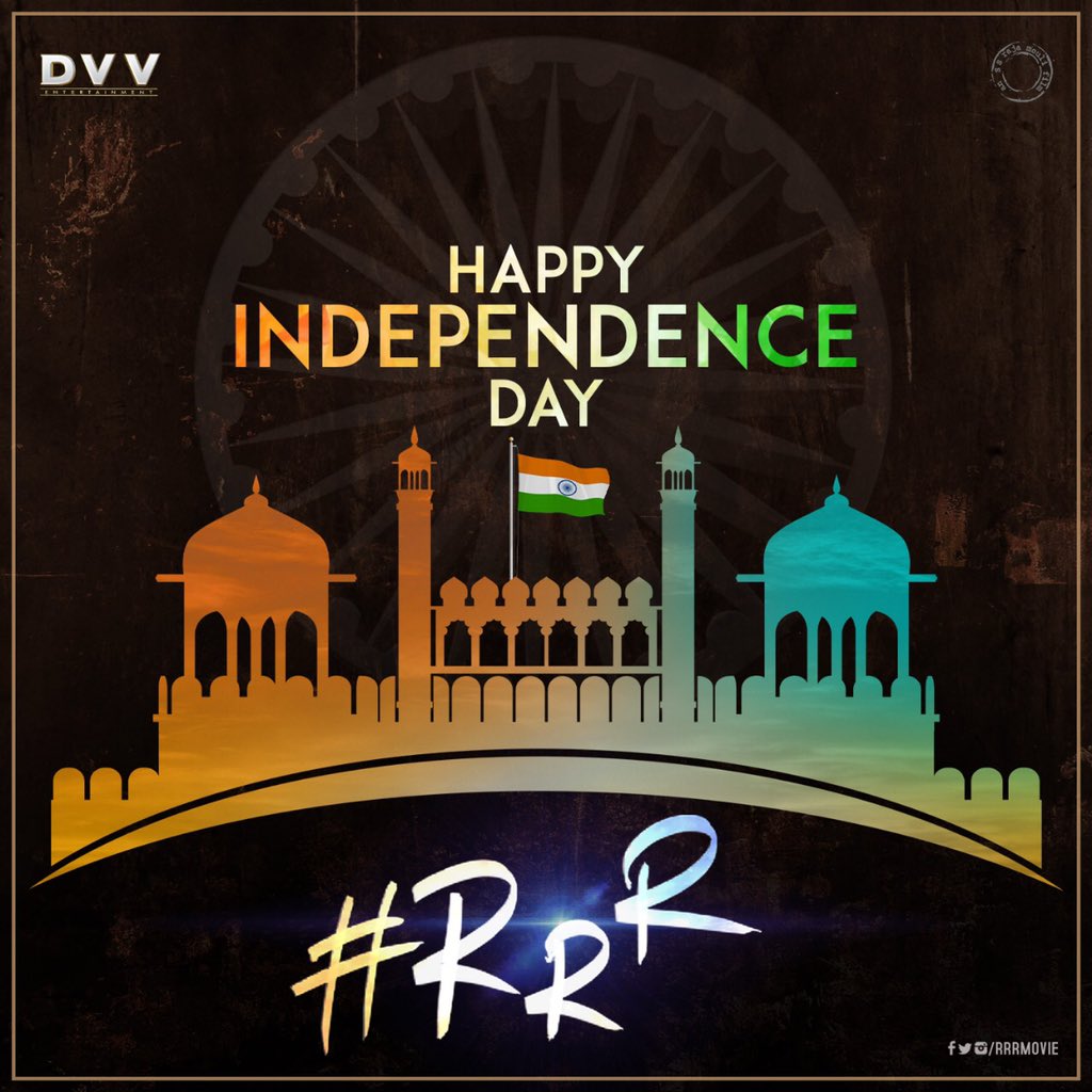 RRRMovie's tweet photo. Our India. Our pride! As a free nation, we've achieved a great deal in all walks of life. It's the day to thank our forefathers for giving us this freedom!

Happy #IndependenceDayIndia! 🇮🇳 

#IndependenceDay2019  #स्वतंत्रतादिवस #JaiHind #VandeMataram https://t.co/AhYOsbaUuv