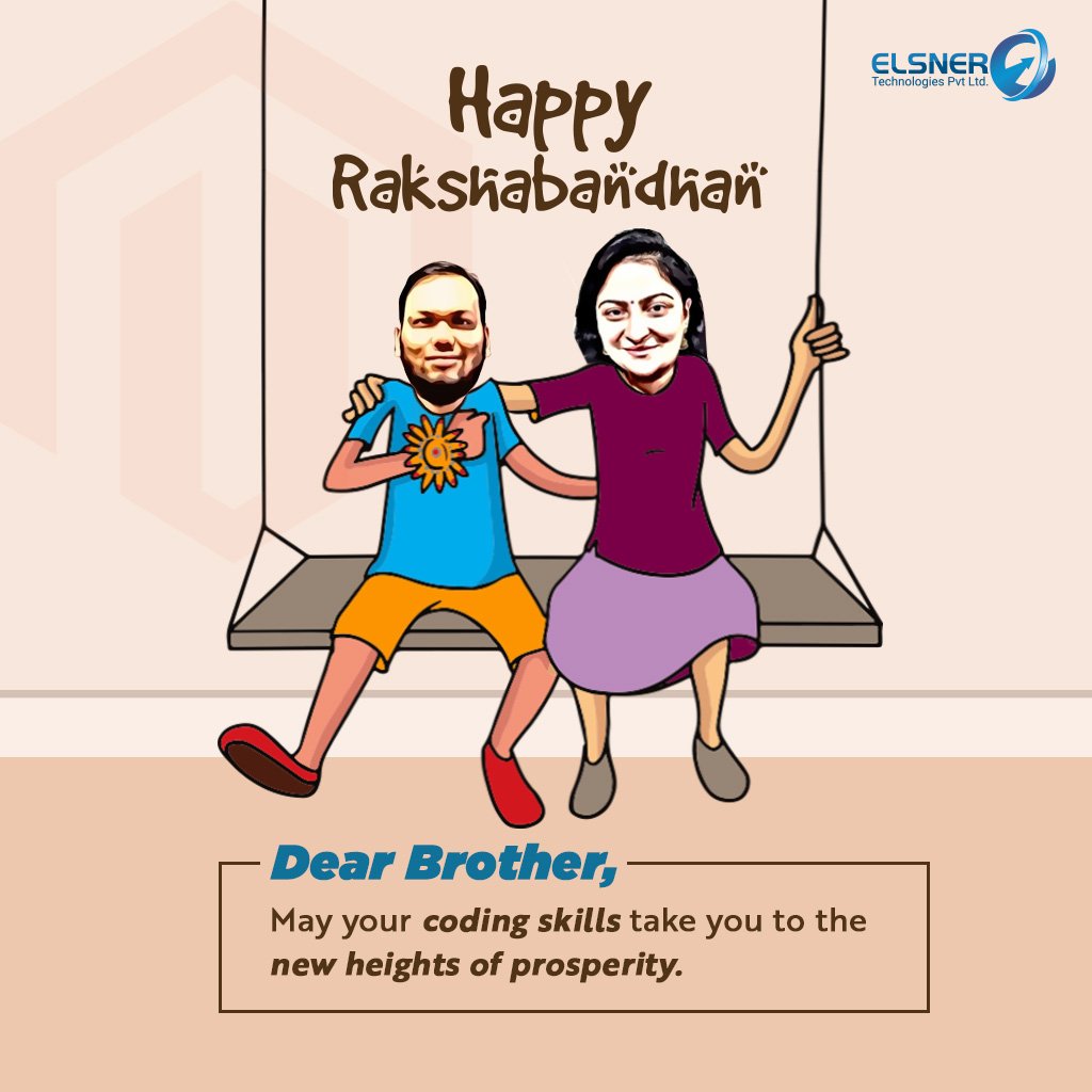 Elsnertech's tweet photo. When it comes to celebration, Elsnerites bring their own quirk and charm. This Rakhi, Elsner wishes you a very Happy Rakhsabandhan.
#rakhi #rakhshabandhan #brother #sister #rakhis #rakhispecial #rakhshabandhanspecial #celebration #brosis #Siblings #love #Elsner #Elsnerfamily https://t.co/vy6NaCHq4M
