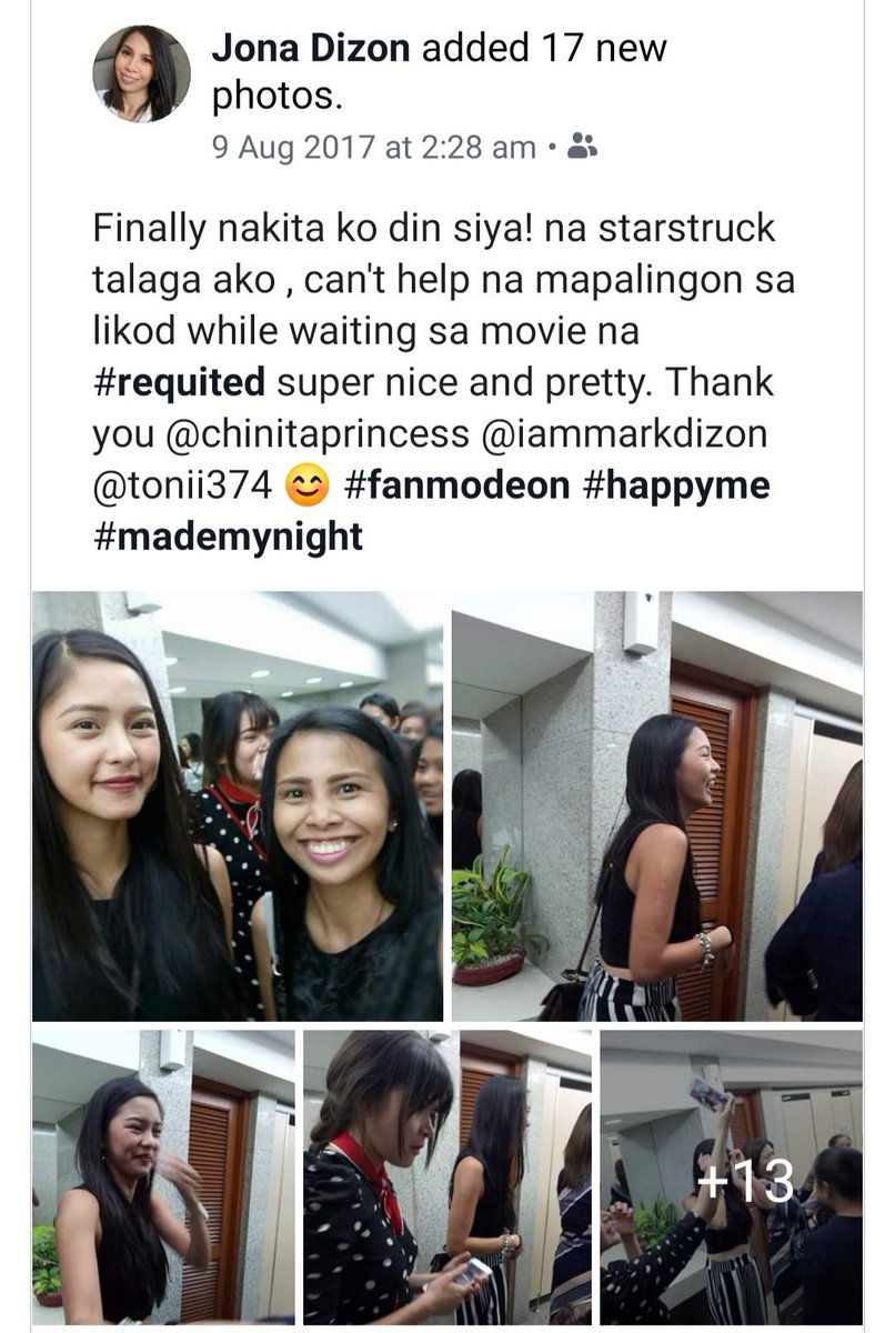 iammarkdizon's tweet photo. Share ko lang, nung @cinemalayaoffcl 2017 part ako ng isang film so support support yung ate kong si @iamjonadizon lol siya po talaga mas fan ni @prinsesachinita 😍😍😍 masaya ako na nakita niya si Kim that day, tapos I took a photo of Kim, hanapin ko nga post ko soon 🤗 https://t.co/UVqFTK8Lcz