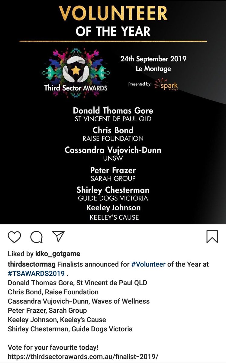 nellaaaaayyy's tweet photo. Vote for my friend, cassandra, from @foundationwow for the @ThirdSectorL volunteer of the year, recognizing NPFs across Aust. Waves of Wellness facilitates mental health recovery through surfing #WavesofWellness
#TSAWARDS2019
Visit the link to vote: https://t.co/uWZLE4BDUX https://t.co/GYGeR0nwwe