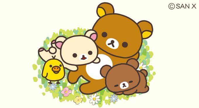 「?なかよし? 」|リラックマごゆるりサイト公式のイラスト