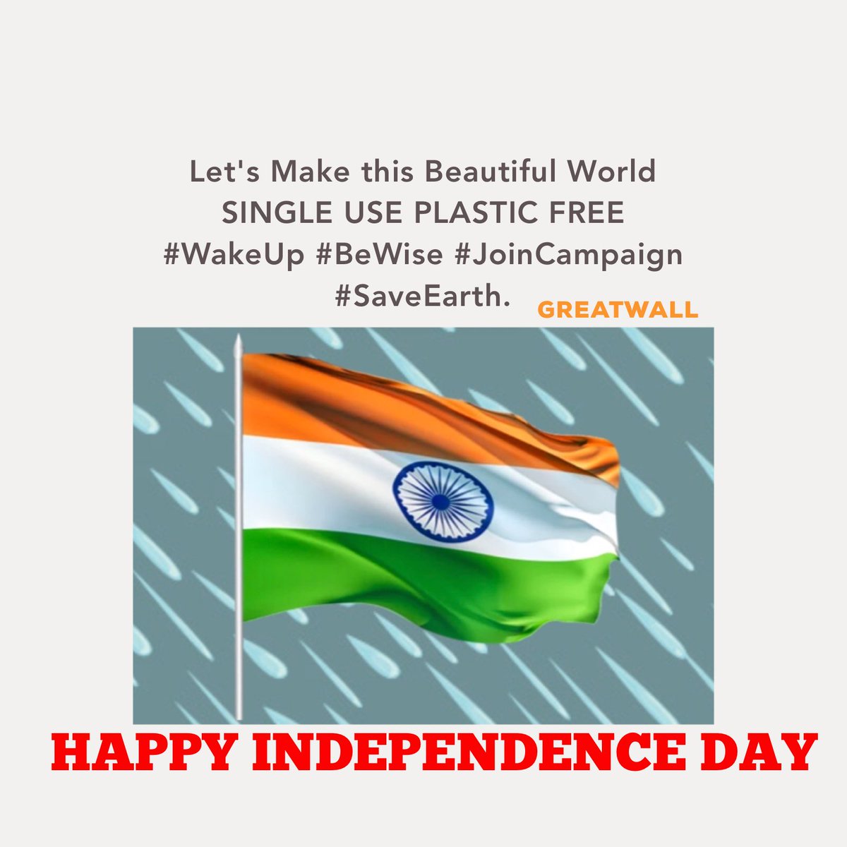 humanprakash's tweet photo. Thanks ⁦@narendramodi⁩ ji for your beautiful thought to make this Beautiful World 
SINGLE USE PLASTIC FREE 
#WakeUp #BeWise #JoinCampaign #SaveEarth 
#HappyIndependenceDay https://t.co/Y7P8DmFcma