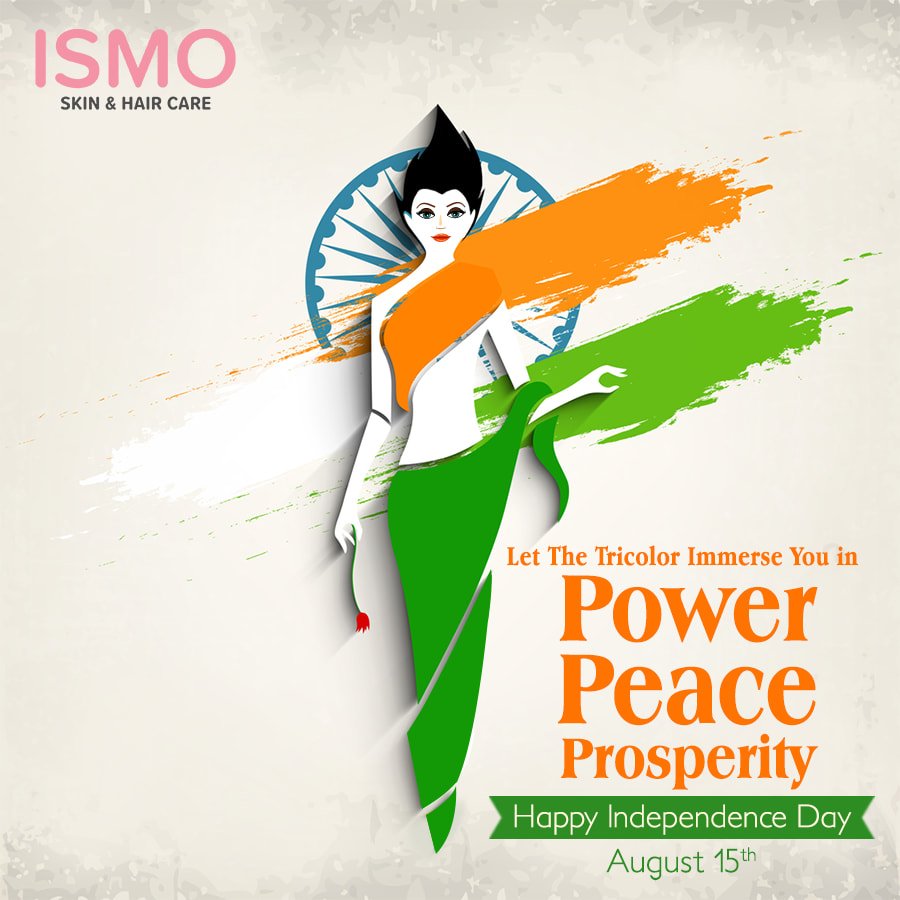 Ismoclinic's tweet photo. Let the Tricolor immerse you in Peace, Prosperity and power.

Wish you all a Happy Independence Day!!! 

#Happyindependenceday #indiaindependence #freedom #tricolor https://t.co/MFUW2ECIMk