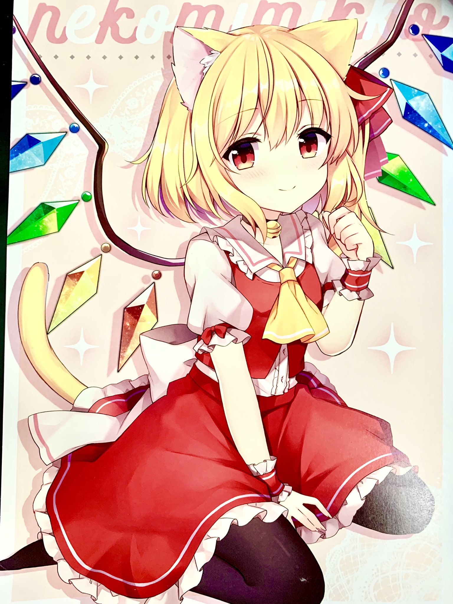 Twitter 上的 タカイエ 例大祭け 03b ルヒカさん Franruhika Nekomimikko 猫耳東方キャライラスト本 ルヒカさんのかわいい絵柄に猫耳が両方そなわり最強に見える レミフラちゃんはいつも通りかわいいけど 鬼形獣霊夢さんのイラストがテーマにもぴったりで