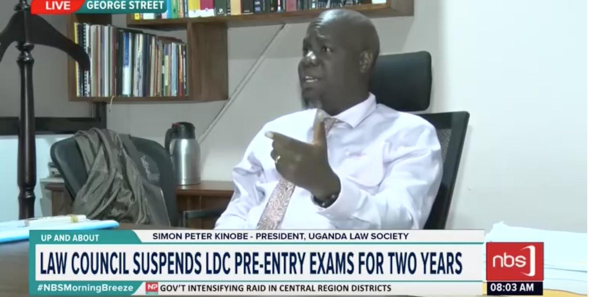 Simon Peter Kinobe, President Uganda Law Society weighs in on the law council suspending LDC pre-entry exams for two years: There are things we need to consider as a profession; was pre-entry serving its purpose?
#NBSMorningBreeze #NBSUpdates