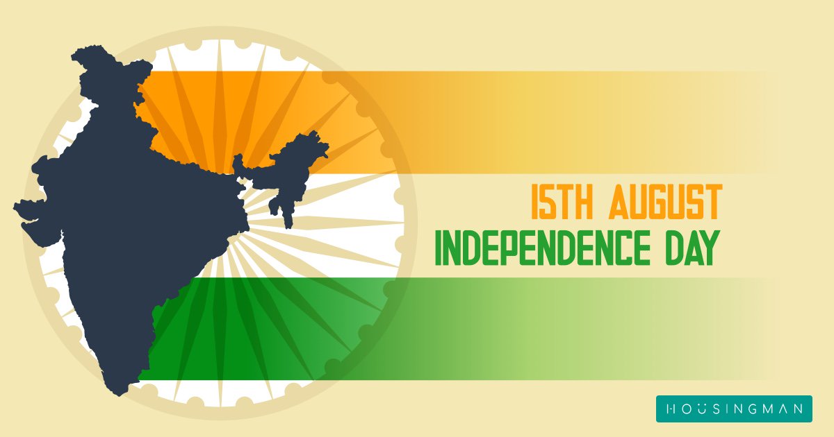 HousingMancom's tweet photo. August 15th is a day to celebrate the hard-won freedom with all honor and glory given to those who gave life for the nation. Feel the pride of being part of a glorious nation. 
Happy 73rd Independence day wishes to all from @HousingMancom 

#housingman #independenceday2019 https://t.co/erZgkUPecs