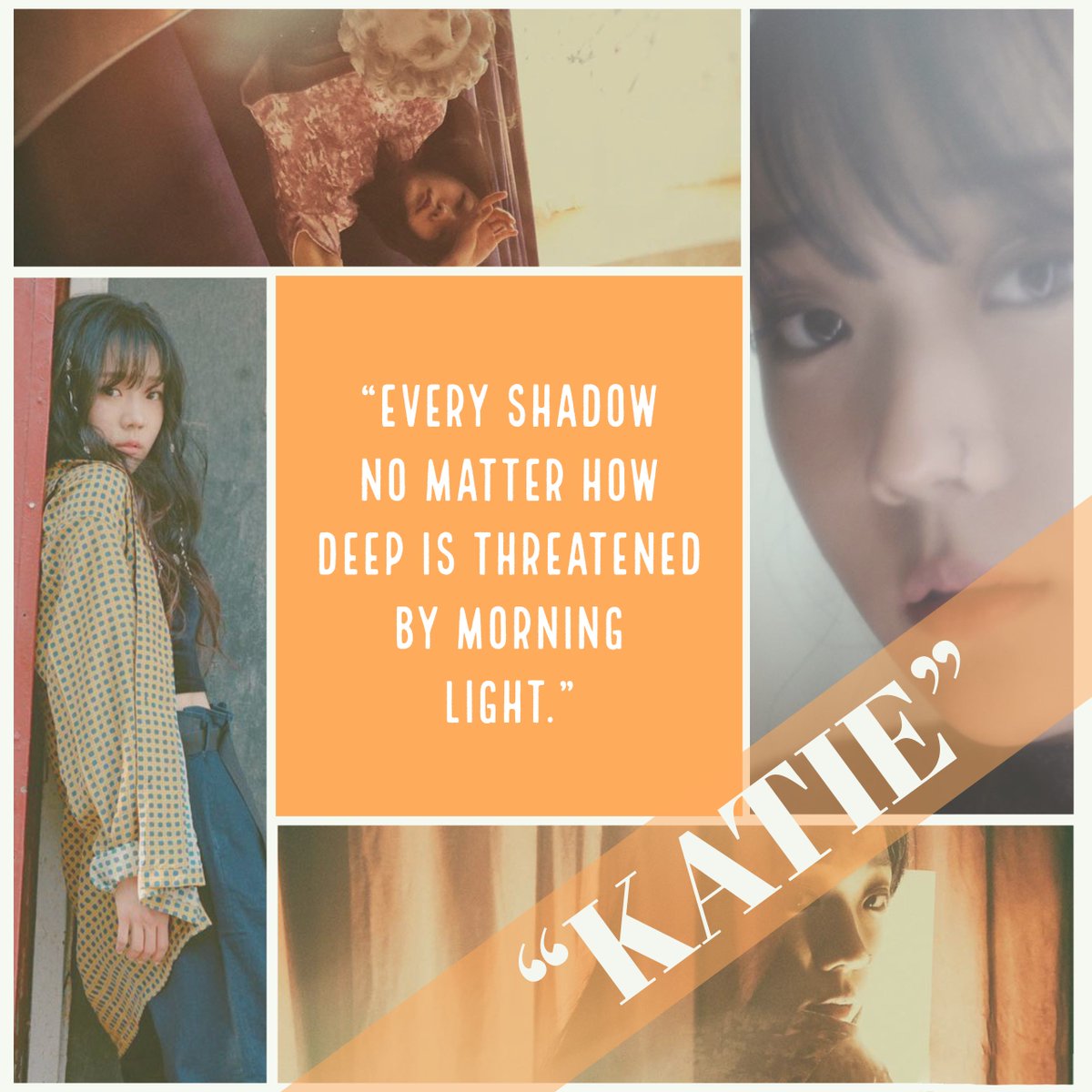 katiekimfanpage's tweet photo. "EVERY SHADOW NO MATTER HOW DEEP IS THREATENED BY MORNING LIGHT"
#morninglight #morninglightyoga #beautifulmorninglight #morninglightsjustright #morninglights #morninglightshow #inthecoldlightofmorning #morninglightisthebest #lightmorning #KATIEKIM
@katieeeshmusic https://t.co/2TmFrU2l7x