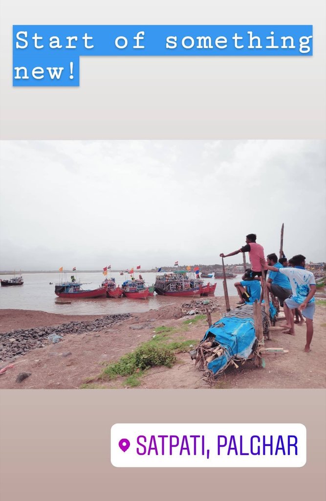 IshitaPatil19's tweet photo. Late Post- I start field research on Coastal Transformation in Satpati, Palghar.
#FisherCommunity #ClimateChange https://t.co/uQtDYmZxhR