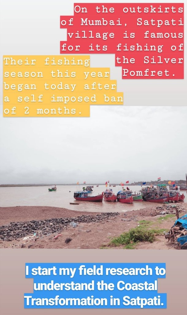IshitaPatil19's tweet photo. Late Post- I start field research on Coastal Transformation in Satpati, Palghar.
#FisherCommunity #ClimateChange https://t.co/uQtDYmZxhR