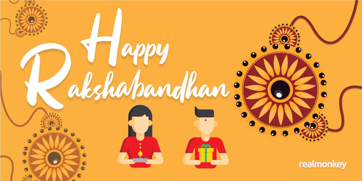 real__monkey's tweet photo. Happy Raksha Bandhan! 
May this joyful festival brings lot of happiness in your lives. 

#rakshabandhan #rakhi #love #rakshabandhanspecial #brothe #rakshabandhangifts #handmade #india #bhai #handmaderakhi #handmadegifts #kundanrakhi #rakhis #gifts #bro #bhabhirakhi #flowerrakhi https://t.co/DzvnuGAIde