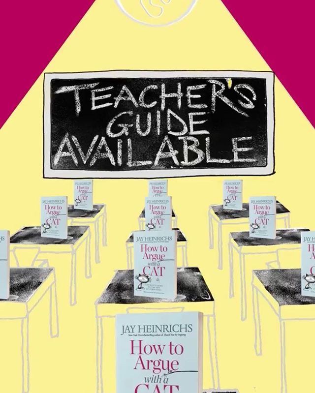 PersuasiveCat's tweet photo. Get your class rhetoric-ready with ‘How To Argue With A Cat: A Human’s Guide to The Art of Persuasion 
#backtoschool #teachersofinstagram #teach #howtoarguewithacat #middleschoolteachers #persuasion #cats #highschool #iteach #iteachela #iteachtenth #tent… https://t.co/mgv4zDV5c8 https://t.co/Wnw19vOwIk