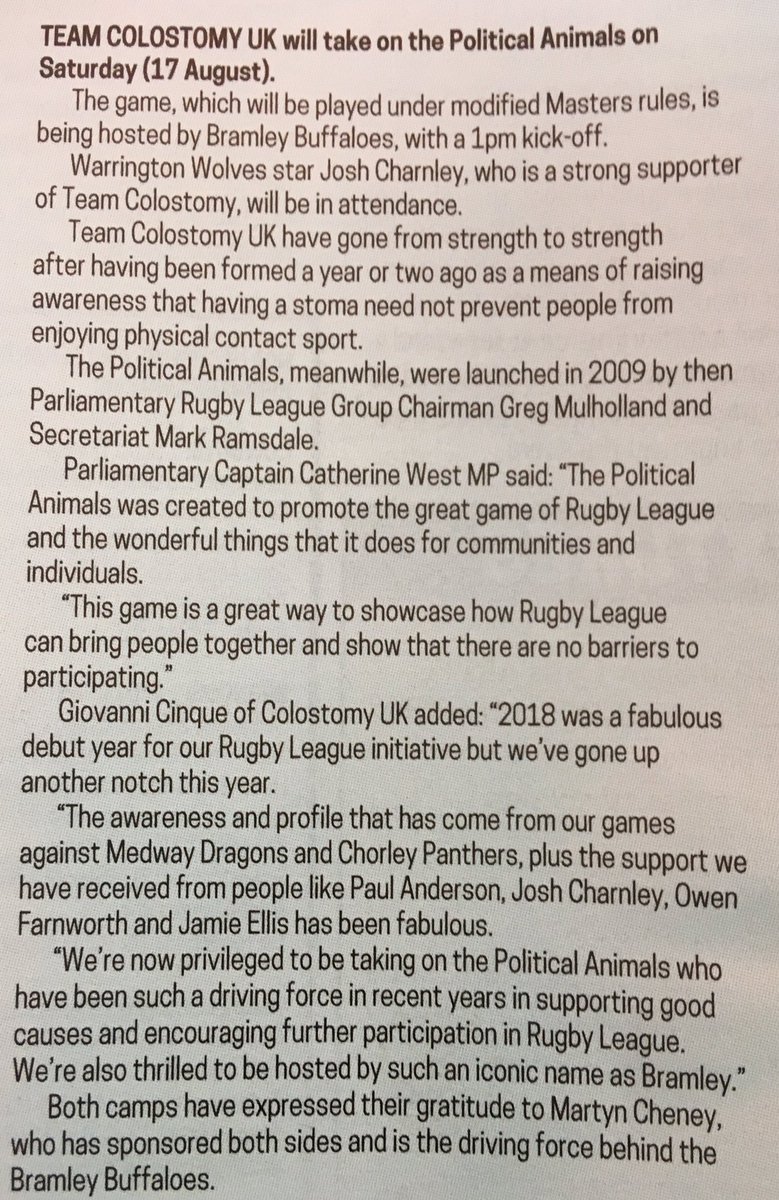 Team Colostomy UK tweet media