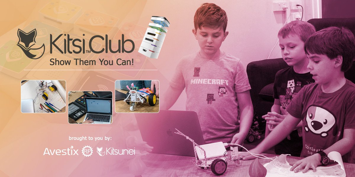 AvestixLab's tweet photo. Join Kitsi Club's team leader, Wilson Kong from Robotics Playground, at Avestix Lab on October 1st for a one-day session - more suitable for children aged 8 and above - or on October 3 &amp; 4 (attendance to both days is required) for children aged 11 to 18.

https://t.co/OptA3ZQthF https://t.co/JbmVw4Xuqs